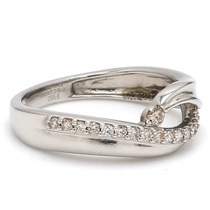 Elegant Platinum Ring with Diamonds by Jewelove JL PT 508   Jewelove