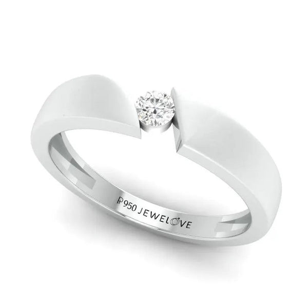 Single Diamond Ring Silver(Size 9) – Lubdub