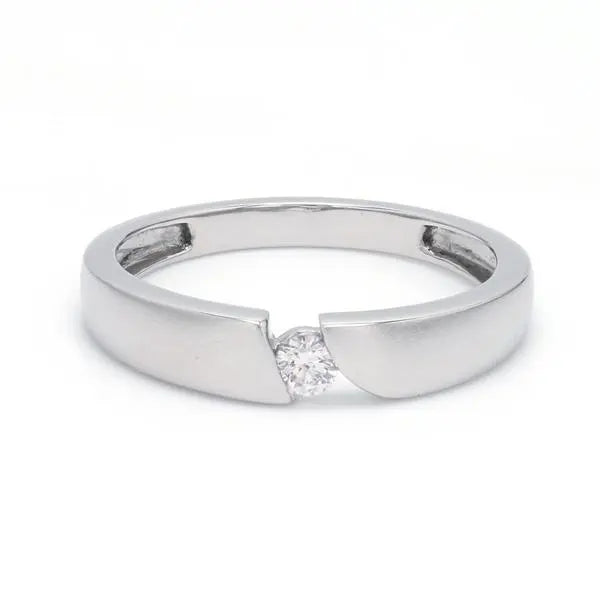 Elegant Single Diamond Ring for Men JL PT 578   Jewelove.US