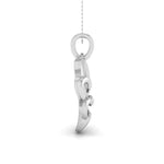 Load image into Gallery viewer, Entangled Hearts Plain Platinum Pendant JL PT P 8233   Jewelove.US
