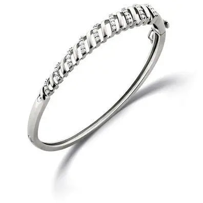 Eternal Circle of Life Platinum Bracelet with Diamonds SJ PTB 101   Jewelove