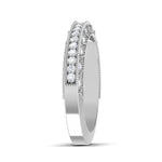 Load image into Gallery viewer, Exquisite Half Eternity Platinum Ring with Diamonds JL PT 443   Jewelove
