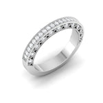 Load image into Gallery viewer, Exquisite Half Eternity Platinum Ring with Diamonds JL PT 443  VVS-GH Jewelove
