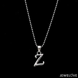 Alphabet Platinum Pendants JL PT P Alphabet-1