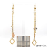 Load image into Gallery viewer, Designer 18K Yellow Hanging Gold Earrings JL AU E 03   Jewelove.US
