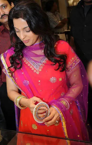 Famous Pearl Bangdi Bangle Pair by Suranas Jewelove   Suranas Jewelove