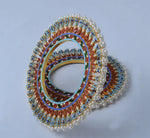 Load image into Gallery viewer, Famous Pearl Bangdi Bangle Pair by Suranas Jewelove  Pair Suranas Jewelove
