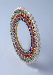 Famous Pearl Bangdi Bangle Pair by Suranas Jewelove  Single-Bangle Suranas Jewelove