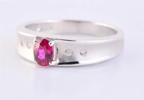 Fine Ruby & Diamond Ring JL R 106   Jewelove