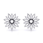 Load image into Gallery viewer, Flower Designer Platinum Diamond Earrings JL PT E MST 23   Jewelove.US
