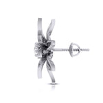 Load image into Gallery viewer, Flower Designer Platinum Diamond Earrings JL PT E MST 23   Jewelove.US
