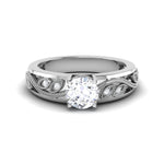 Load image into Gallery viewer, 70-Pointer Solitaire Designer Platinum Engagement Ring JL PT 6847-B
