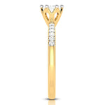 Load image into Gallery viewer, 30-Pointer Solitaire Diamond Shank Yellow Gold Ring JL AU G 105Y   Jewelove.US

