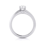 Load image into Gallery viewer, 50-Pointer Flowery Platinum Lab Grown Solitaire Engagement Ring JL PT LG G 106-A   Jewelove.US
