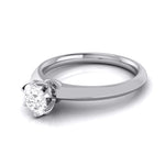 Load image into Gallery viewer, 50-Pointer Flowery Platinum Lab Grown Solitaire Engagement Ring JL PT LG G 106-A   Jewelove.US
