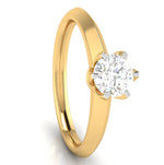 Load image into Gallery viewer, 70-Pointer Solitaire Yellow Gold Ring JL AU G 106Y-B   Jewelove.US
