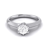 Load image into Gallery viewer, 1.5-Carat Flowery Platinum Lab Grown Solitaire Engagement Ring JL PT LG G 106-D   Jewelove.US
