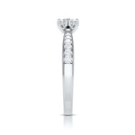 Load image into Gallery viewer, Beautiful Hidden Hearts 2-Carat Lab Grown Solitaire Accent Diamonds Platinum Engagement Ring JL PT LG G 107-E   Jewelove.US

