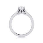 Load image into Gallery viewer, 50-Pointer Lab Grown Solitaire Diamond Shank Platinum Ring JL PT LG G 109
