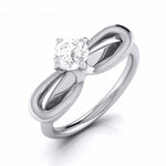 Load image into Gallery viewer, 50-Pointer Designer Platinum Solitaire Engagement Ring for Women JL PT G 112-B   Jewelove.US
