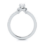 Load image into Gallery viewer, Designer Platinum 1-Carat Solitaire Engagement Ring for Women with Diamond Accents JL PT G 113-D   Jewelove.US
