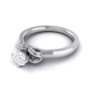 50-Pointer Lab Grown Solitaire Platinum Ring for Women JL PT LG G-114-A   Jewelove.US