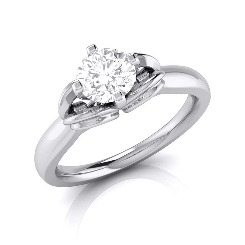 50-Pointer Lab Grown Solitaire Platinum Ring for Women JL PT LG G-114-A   Jewelove.US