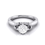 Load image into Gallery viewer, 1-Carat Lab Grown Solitaire Platinum Ring for Women JL PT LG G-114-C   Jewelove.US
