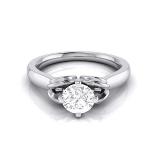 1-Carat Lab Grown Solitaire Platinum Ring for Women JL PT LG G-114-C   Jewelove.US