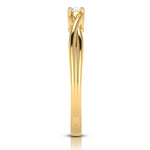 Load image into Gallery viewer, 20-Pointer Single Diamond Twisted Shank 18K Yellow Gold Ring JL AU G 115Y-A   Jewelove.US
