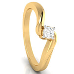 Load image into Gallery viewer, 20-Pointer 18K Yellow Gold Ring for Women with a Curve JL AU G 117Y-A   Jewelove.US
