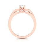 Load image into Gallery viewer, 70-Pointer Solitaire Diamond Shank 18K Rose Gold with Hidden Heart JL AU G 118R-B   Jewelove.US
