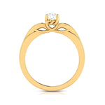 Load image into Gallery viewer, 30-Pointer Solitaire Diamond Shank 18K Yellow Gold with Hidden Heart JL AU G 118Y   Jewelove.US

