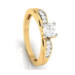 Load image into Gallery viewer, 30-Pointer Solitaire Diamond Shank 18K Yellow Gold with Hidden Heart JL AU G 118Y   Jewelove.US
