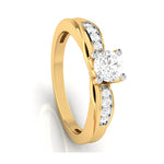 Load image into Gallery viewer, 50-Pointer Solitaire Diamond Shank 18K Yellow Gold with Hidden Heart JL AU G 118Y-A   Jewelove.US
