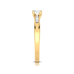 1.50-Carat Solitaire Diamond Shank 18K Yellow Gold with Hidden Heart JL AU LG G-118Y-D   Jewelove.US
