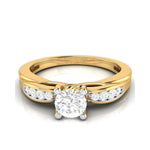 Load image into Gallery viewer, 30-Pointer Solitaire Diamond Shank 18K Yellow Gold with Hidden Heart JL AU G 118Y   Jewelove.US

