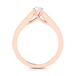 Load image into Gallery viewer, 70-Pointer Lab Grown Solitaire 18K Rose Gold Diamond Shank Ring JL AU LG G-120R-B   Jewelove.US
