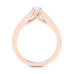 Load image into Gallery viewer, 50-Pointer Lab Grown Solitaire 18K Rose Gold Diamond Shank Ring JL AU LG G-120R-A   Jewelove.US
