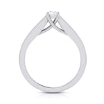 Load image into Gallery viewer, 50-Pointer Raised Solitaire Platinum Diamond Shank Engagement Ring JL PT G 120-A   Jewelove.US
