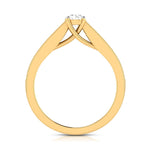 Load image into Gallery viewer, 1.50-Carat Lab Grown Solitaire 18K Yellow Gold Diamond Shank Ring JL AU LG G-120Y-D   Jewelove.US

