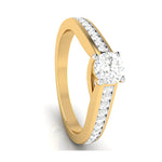 Load image into Gallery viewer, 1-Carat Solitaire 18K Yellow Gold Diamond Shank Ring JL AU G 120Y-C   Jewelove.US
