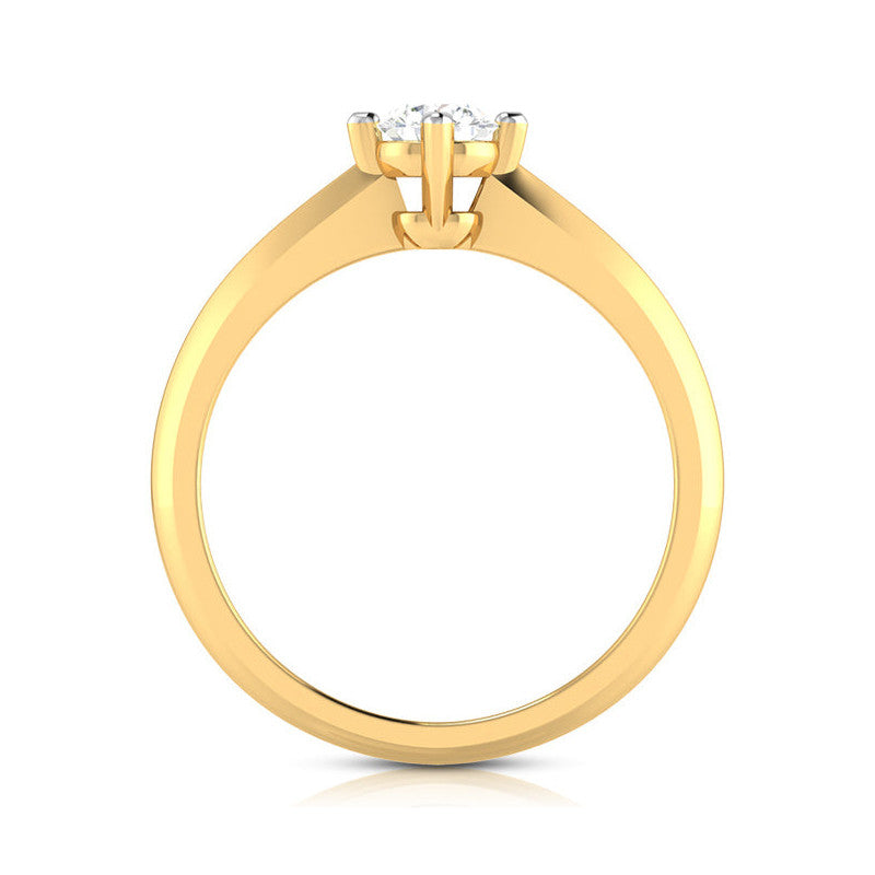 2-Carat Lab Grown Solitaire 18K Yellow Gold Ring JL AU LG G-121Y-F   Jewelove.US