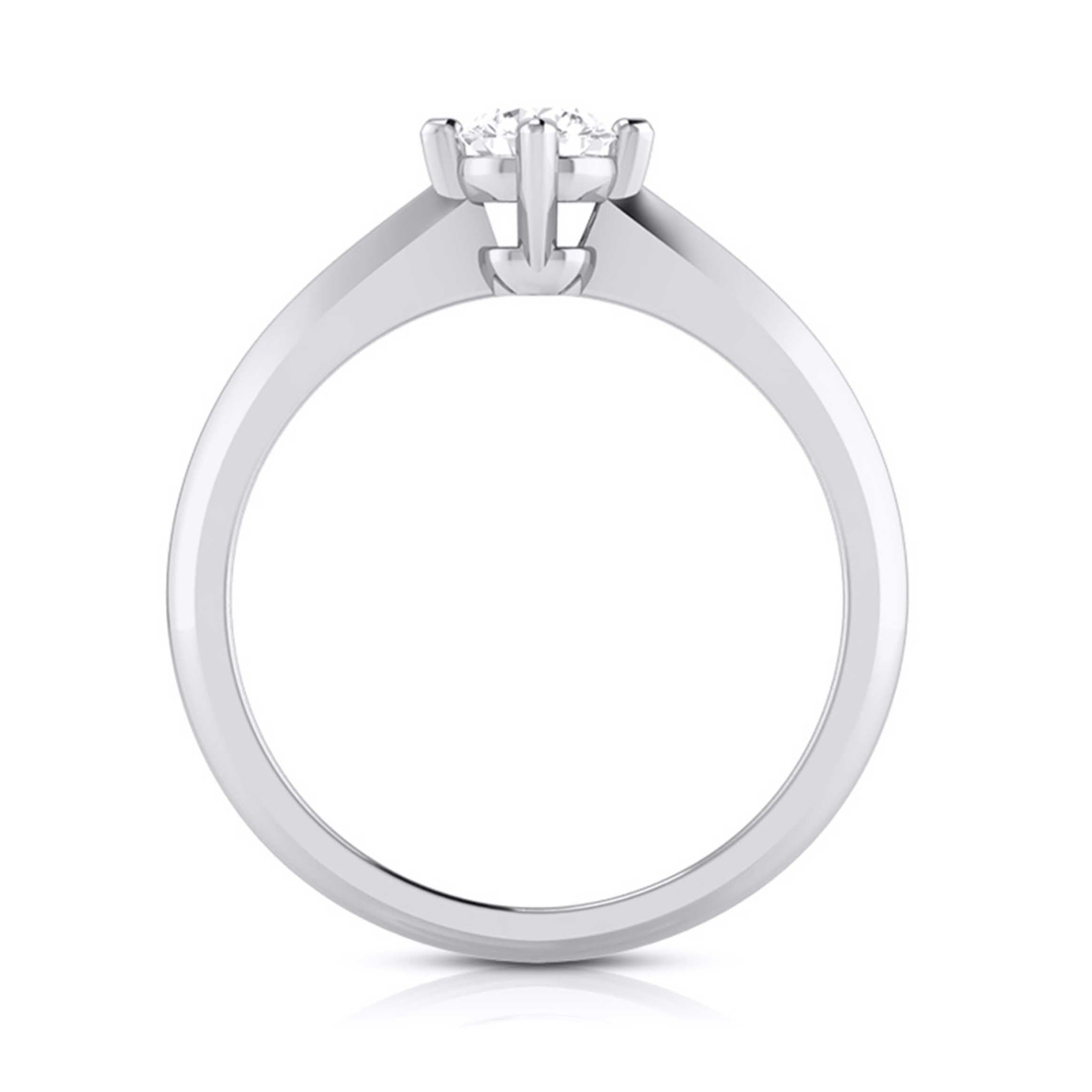 30-Pointer Platinum Solitaire Engagement Ring JL PT G 121-A   Jewelove.US