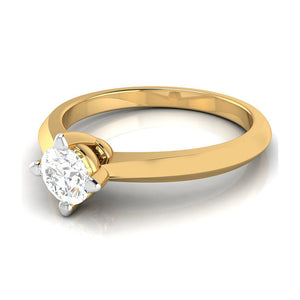 1-Carat Solitaire 18K Yellow Gold Ring JL AU G 121Y-D   Jewelove.US