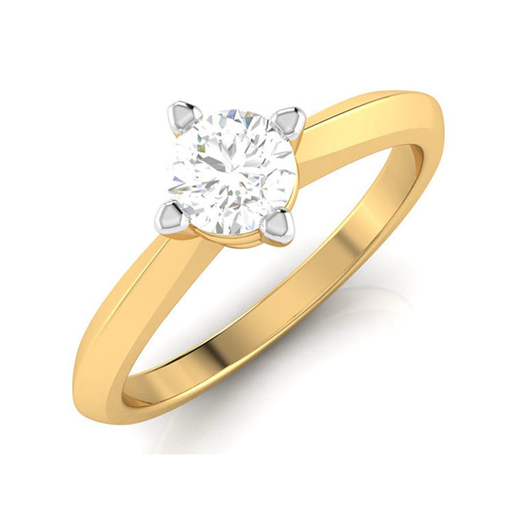 1-Carat Solitaire 18K Yellow Gold Ring JL AU G 121Y-D   Jewelove.US