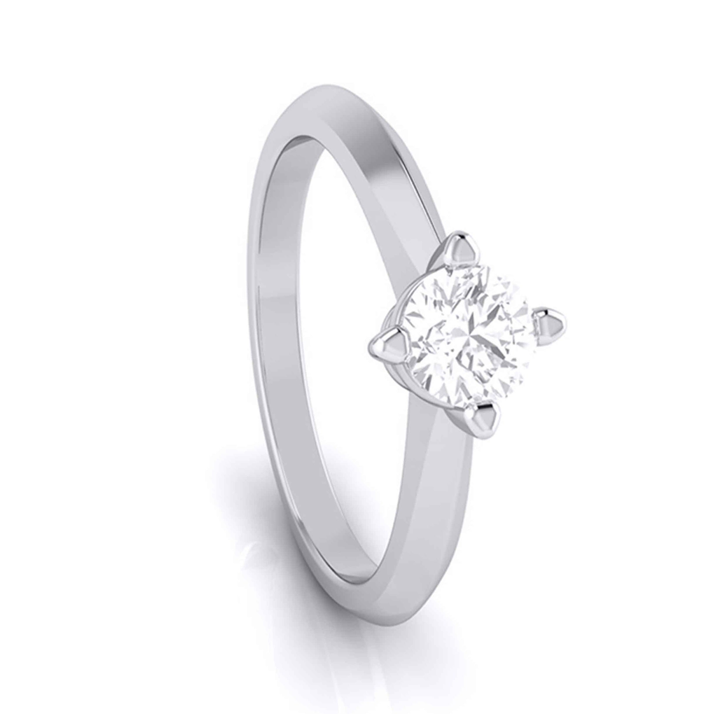 30-Pointer Platinum Solitaire Engagement Ring JL PT G 121-A   Jewelove.US