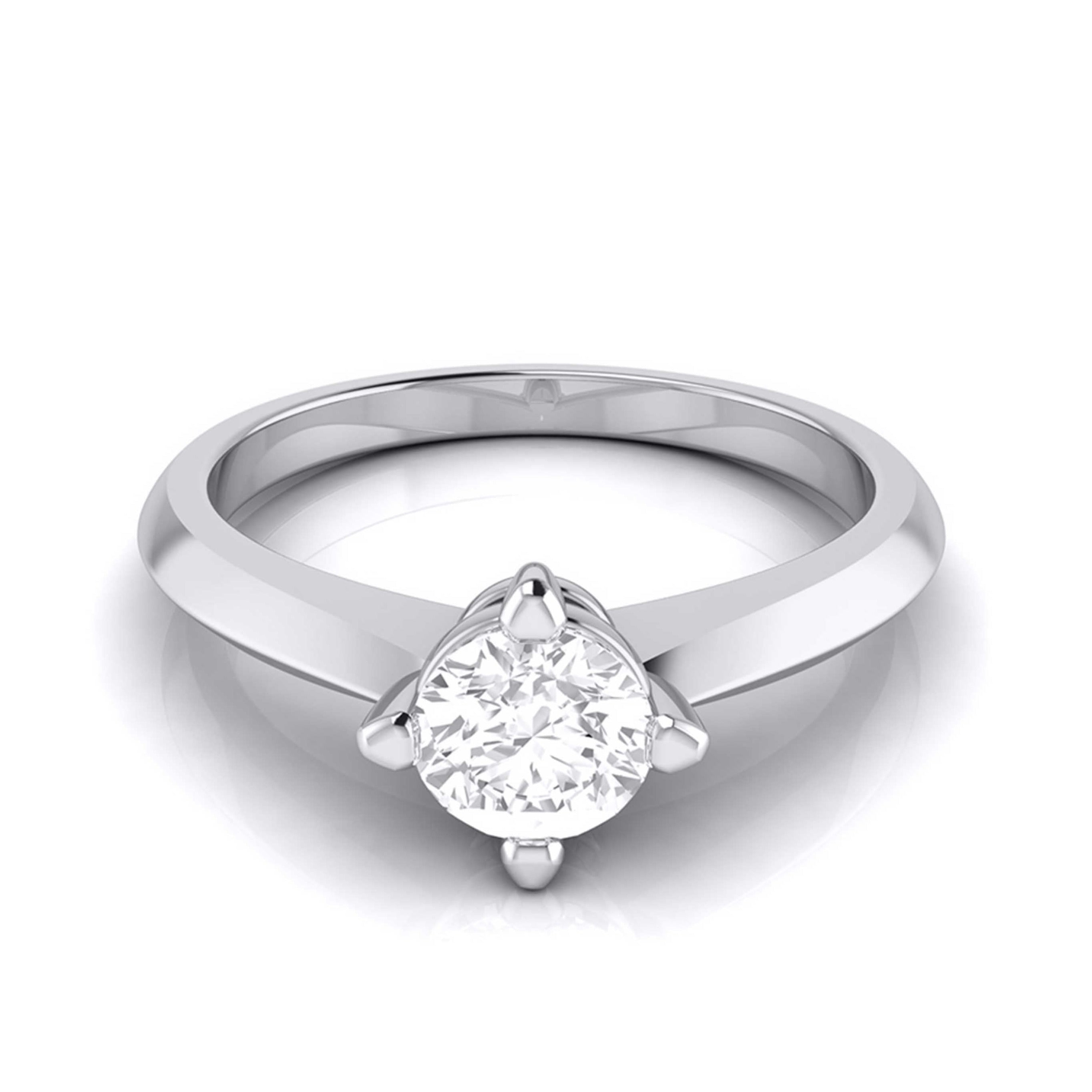 30-Pointer Platinum Solitaire Engagement Ring JL PT G 121-A   Jewelove.US