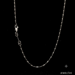 Load image into Gallery viewer, 1.25mm Twisted Double Box Platinum Chain for Women JL PT CH 1447
