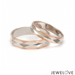 Load image into Gallery viewer, Platinum Rose Gold Love Bands Ring JL PT 1476
